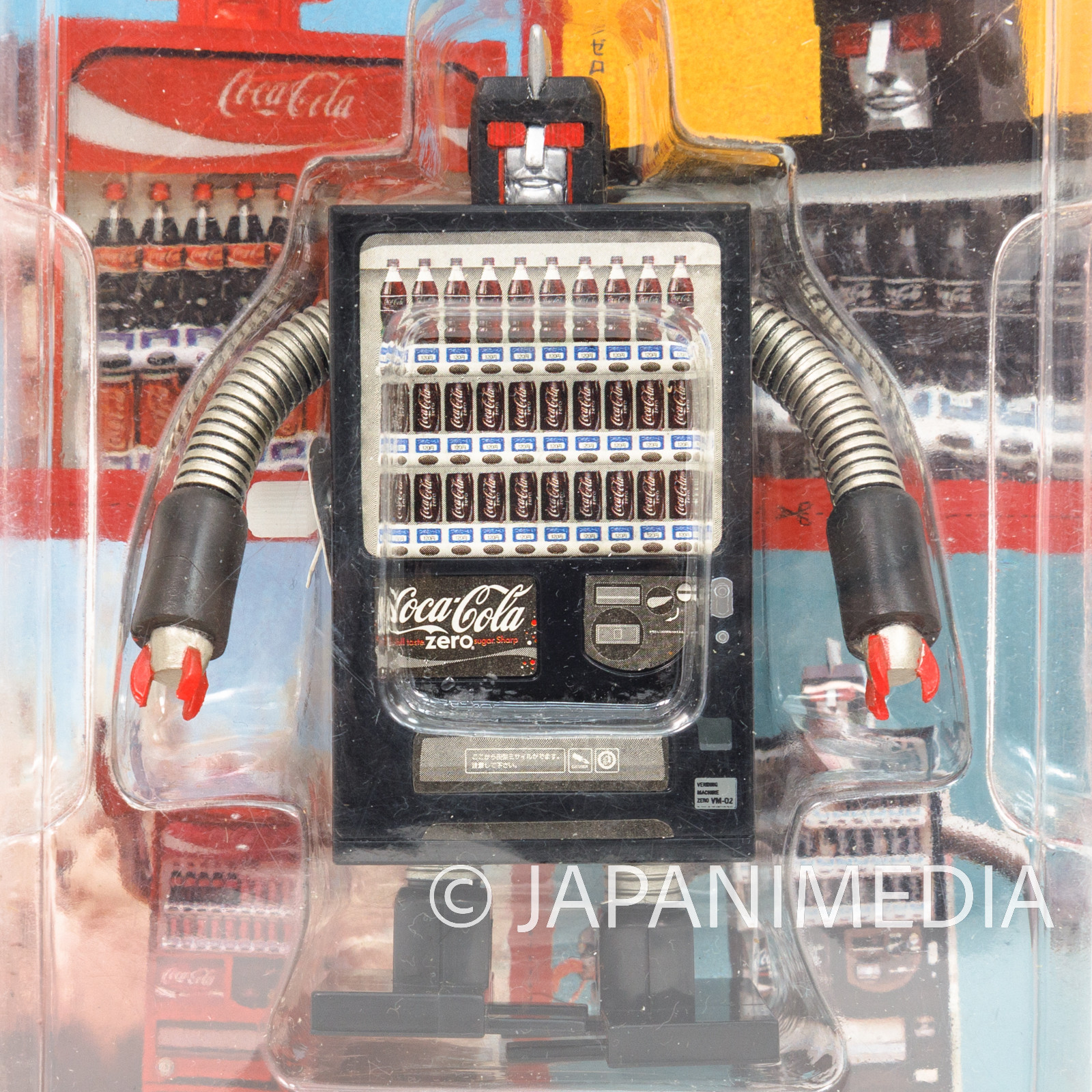 Coca-Cola Bending Machine Robot Wind-up Walking Figure Black ver. SEGA JAPAN