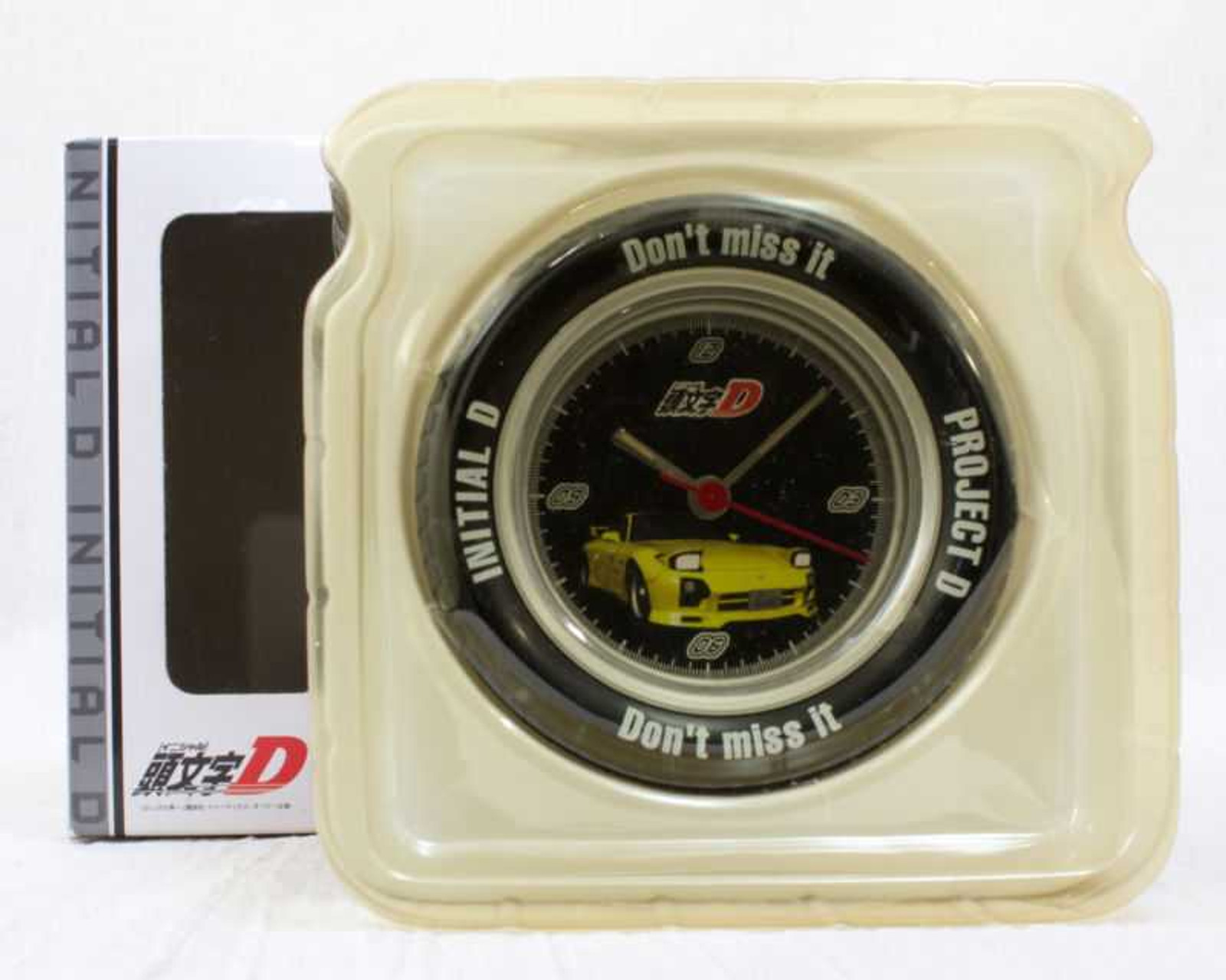 Initial D Tire Wheel Clock RX-7 FD-3S KEISUKE TAKAHASHI JAPAN ANIME FIGURE CAR