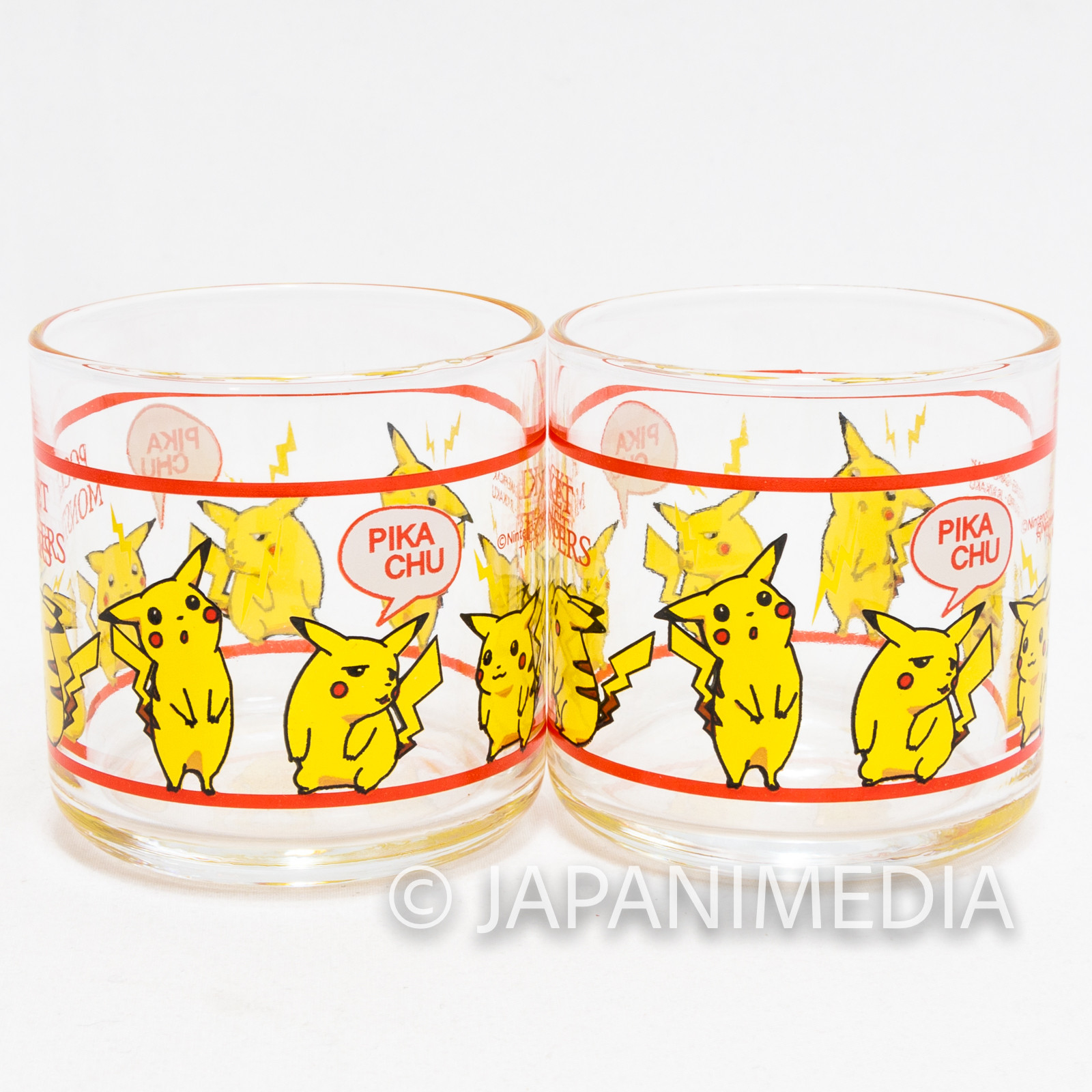 Pokemon Pikachu Mini Glass Set JAPAN ANIME MANGA POCKET MONSTERS