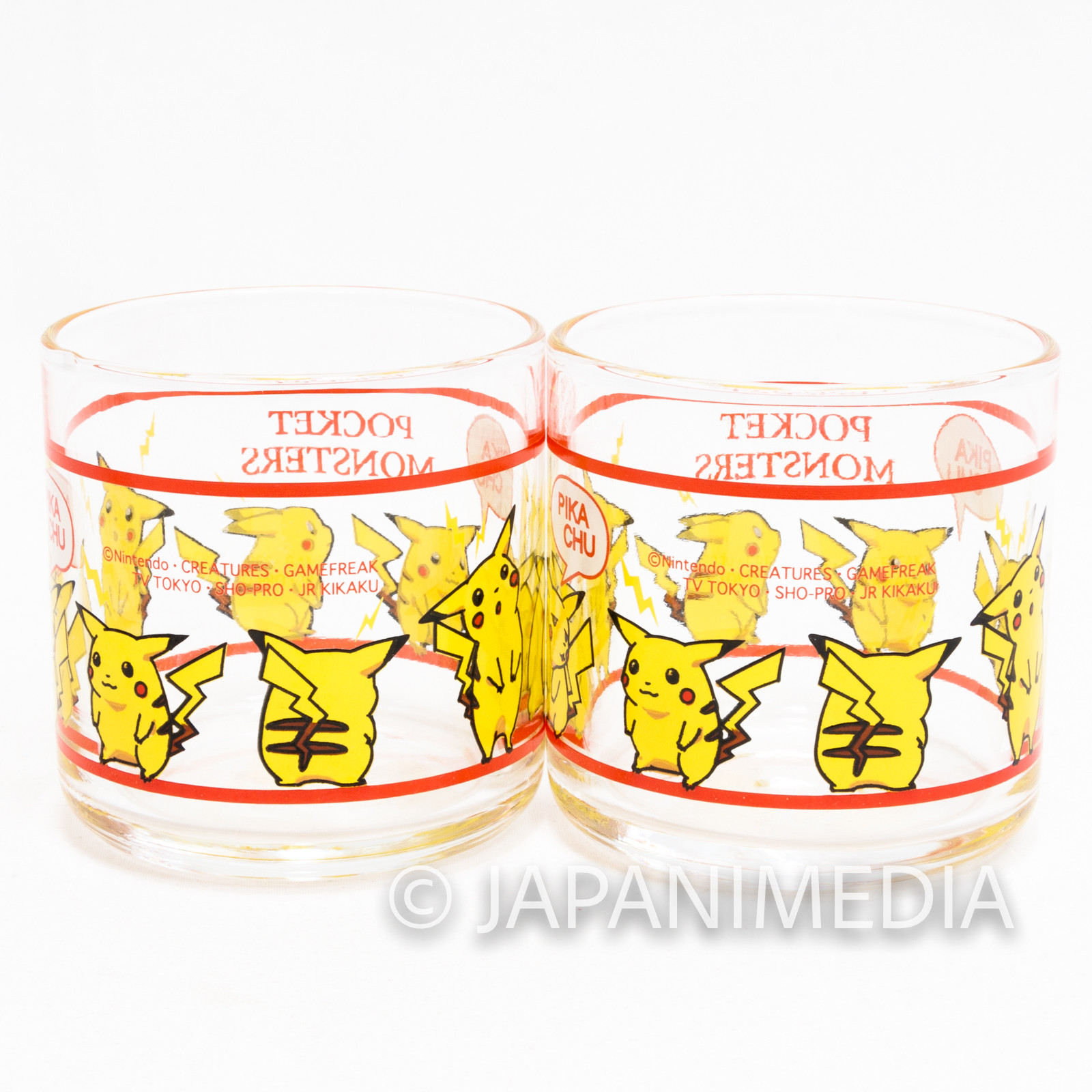 Pokemon Pikachu Mini Glass Set JAPAN ANIME MANGA POCKET MONSTERS