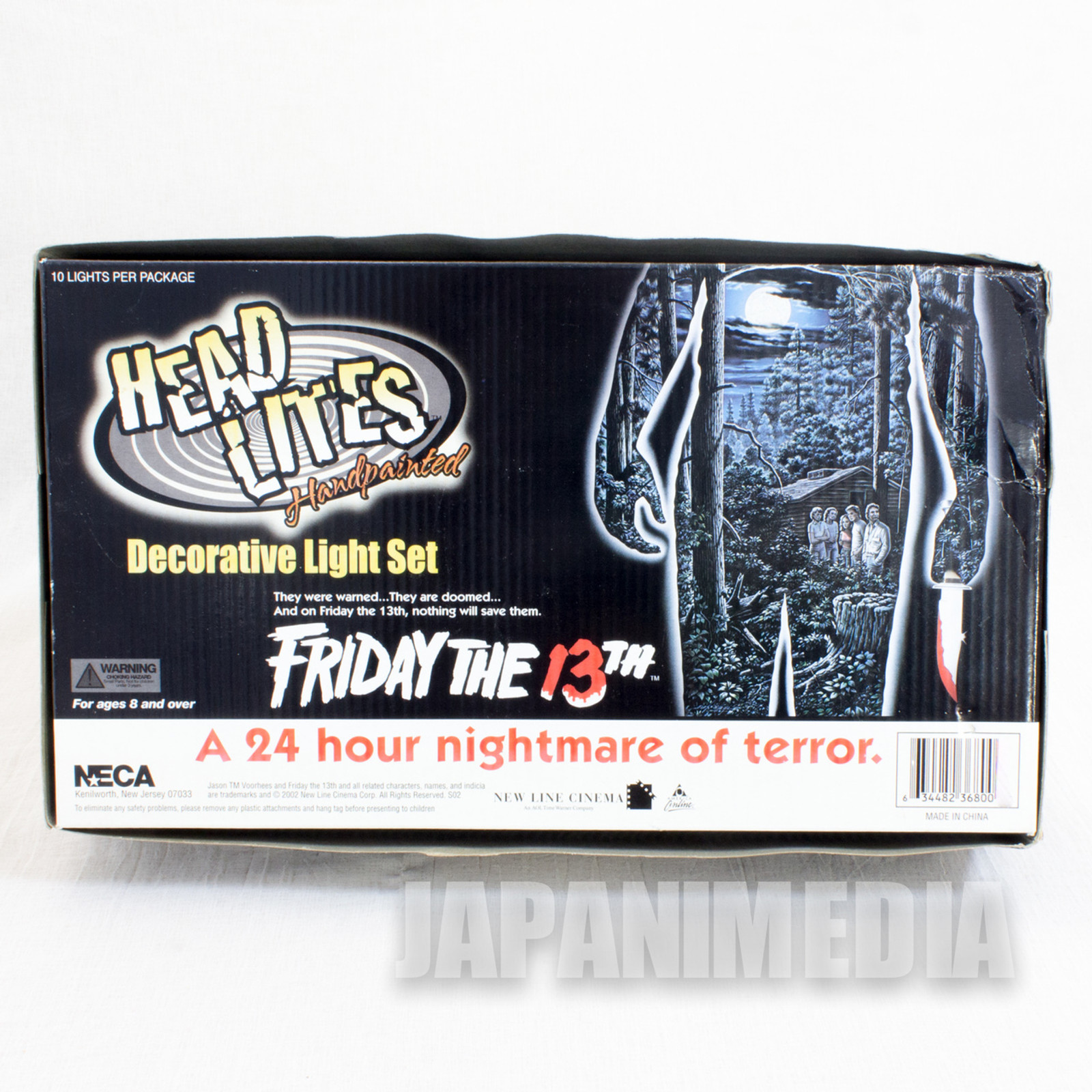 Friday the 13th Jason Voorhees Head Lites Decorative Light Set NECA FIGURE