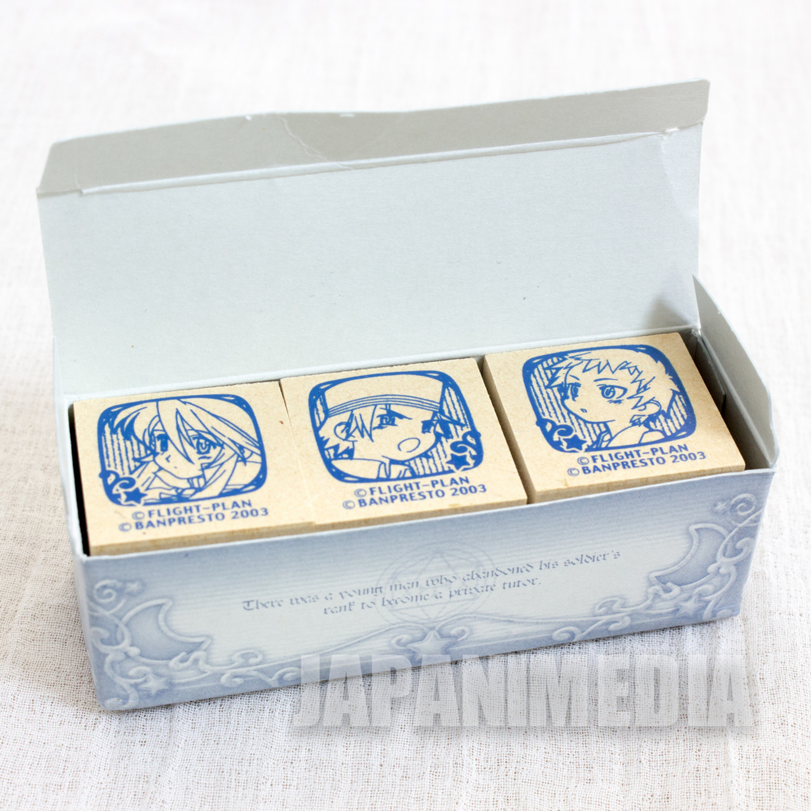 Summon Night 3 Stamp 3pc Set [Aty / Will Martini / Nup Martini] PS2 JAPAN GAME