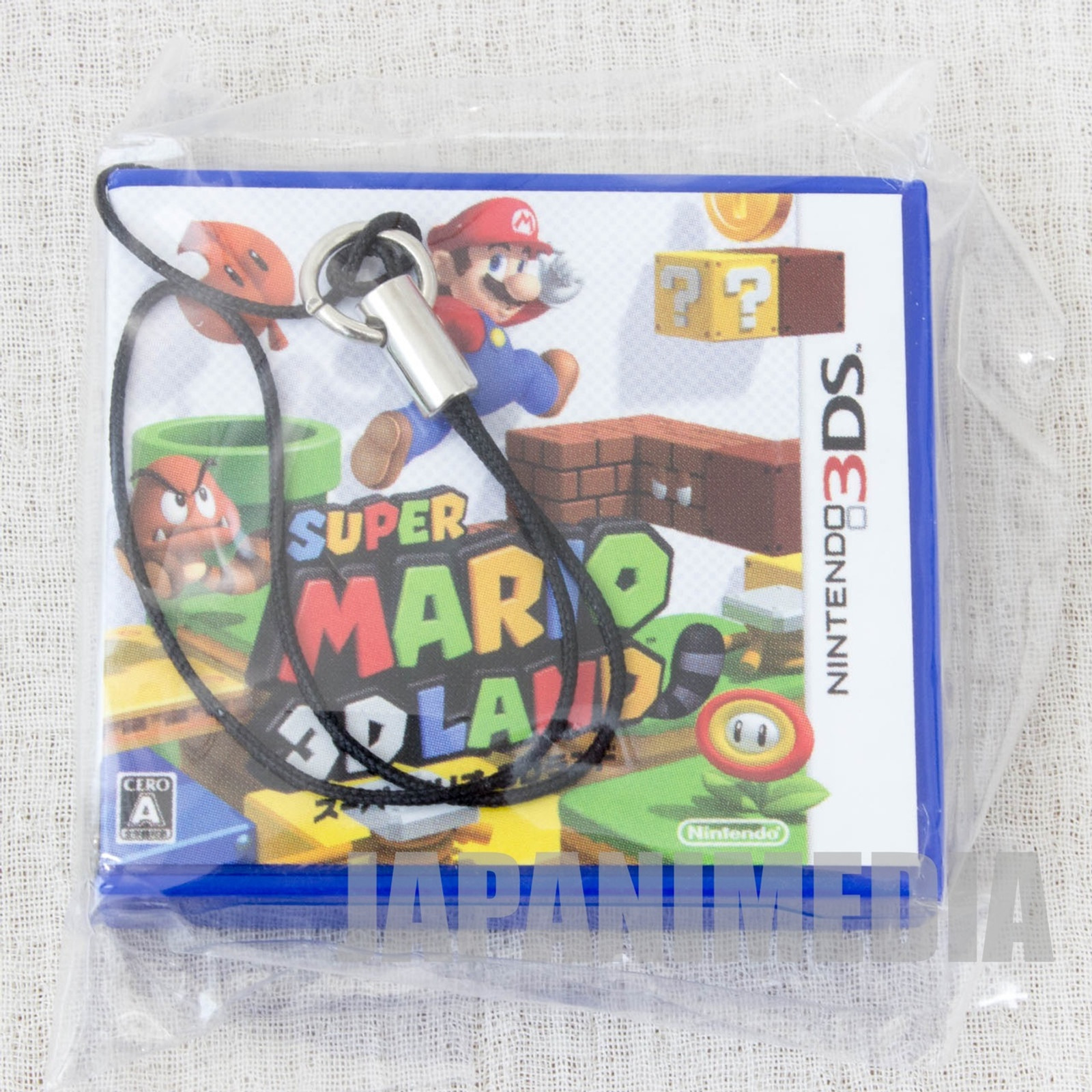 Super Mario 3D LAND Card Mascot Strap NINTENDO DS Epoch JAPAN GAME