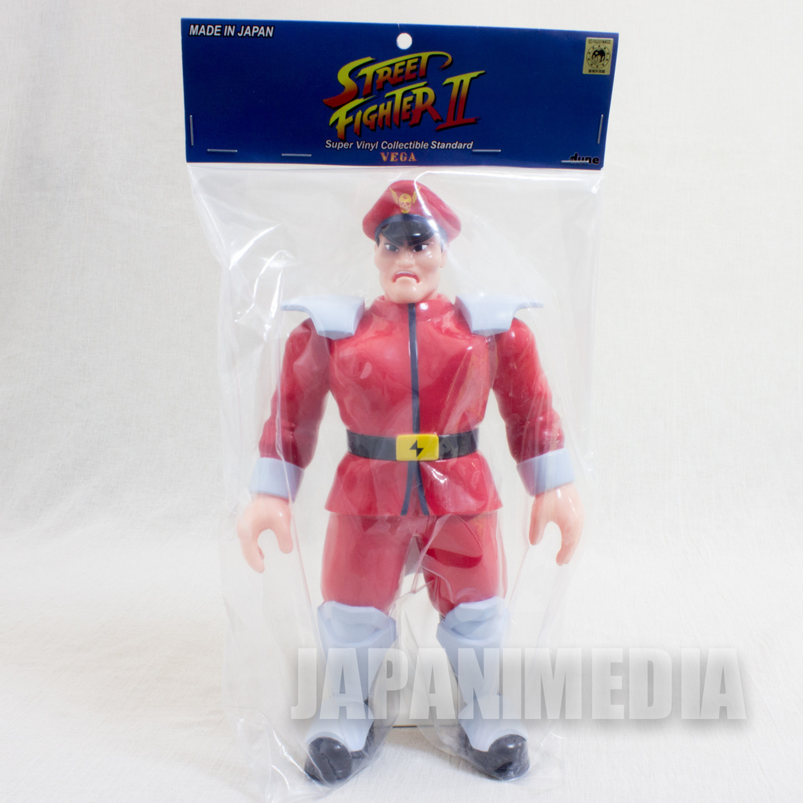 Street Fighter 2 Bison (Vega) 10" Soft Vinyl Collectible Standard Figure Dune JAPAN