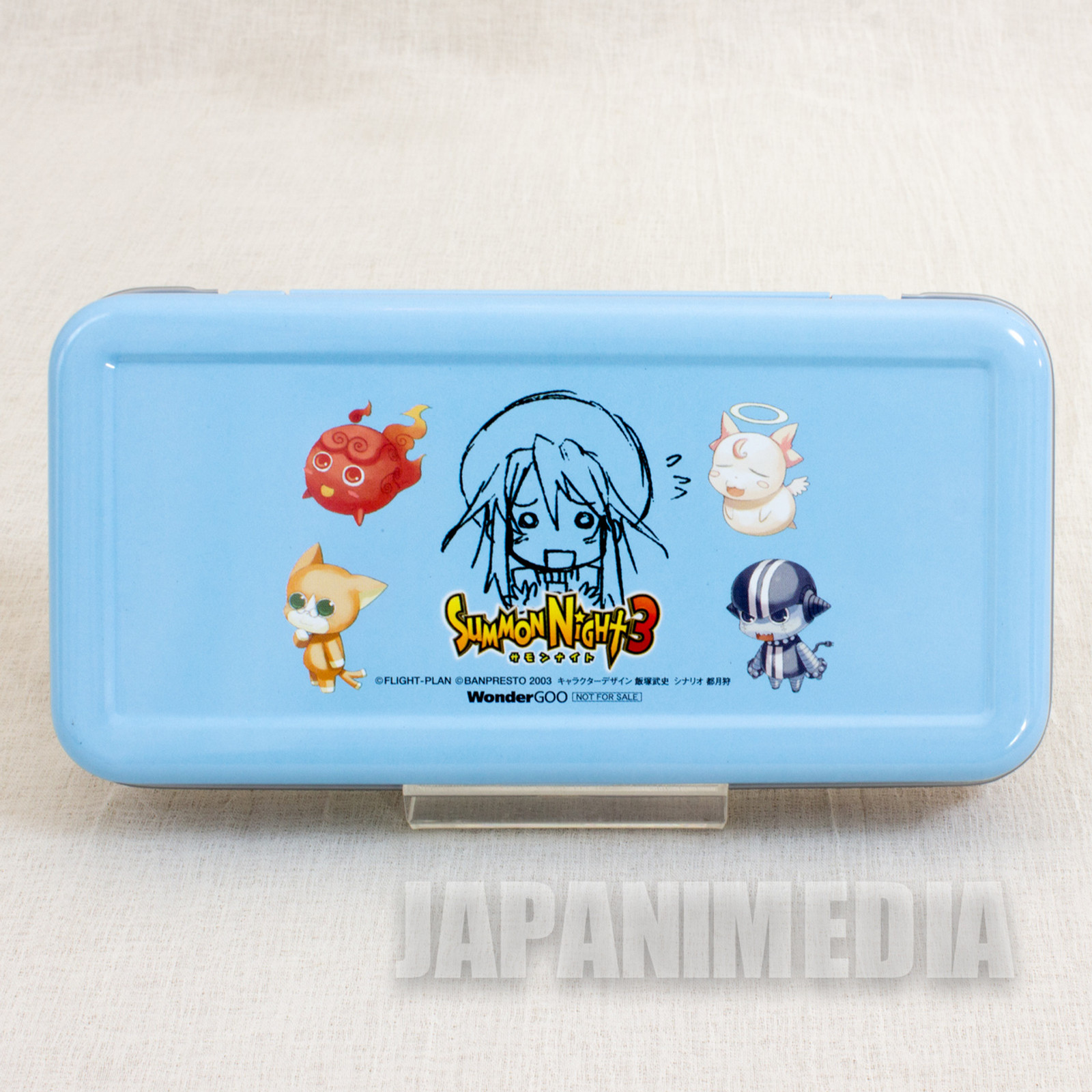Summon Night 3 Can Pen Case [ Nup / Belfraw / Alieze / Will ] PS2 JAPAN GAME
