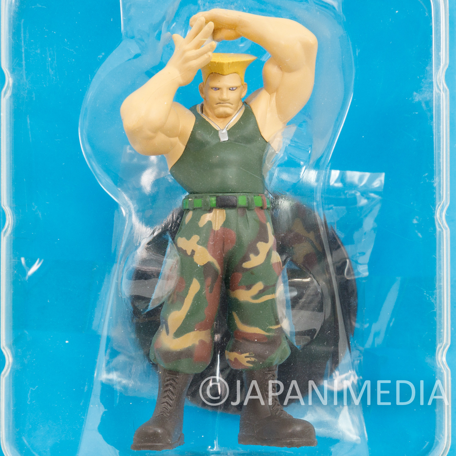 RARE! Street Fighter 2 GUILE Capcom Character Mini PVC Figure JAPAN GAME 2