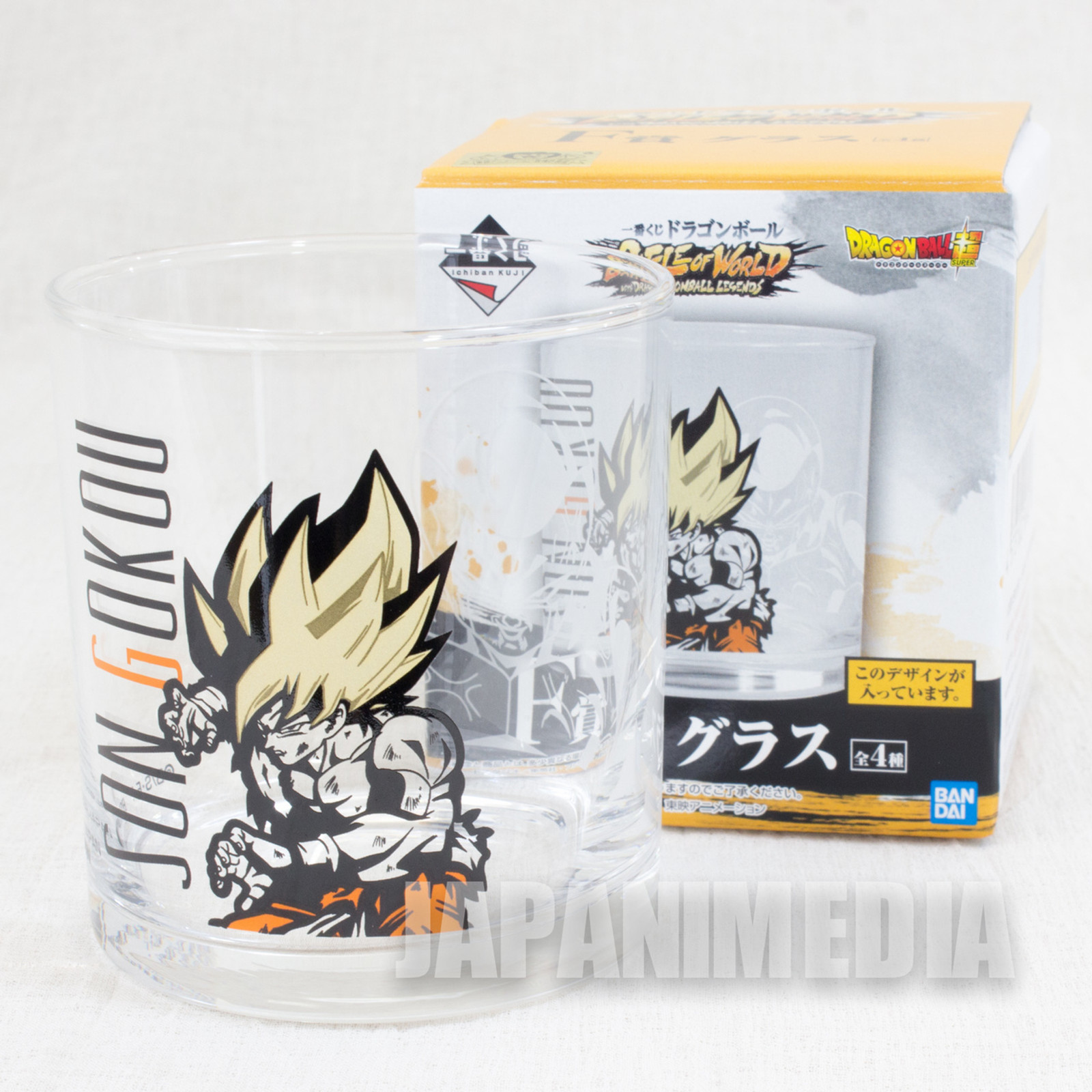 Dragon Ball Glass Battle of World #1 Son Gokou Banpresto JAPAN ANIME