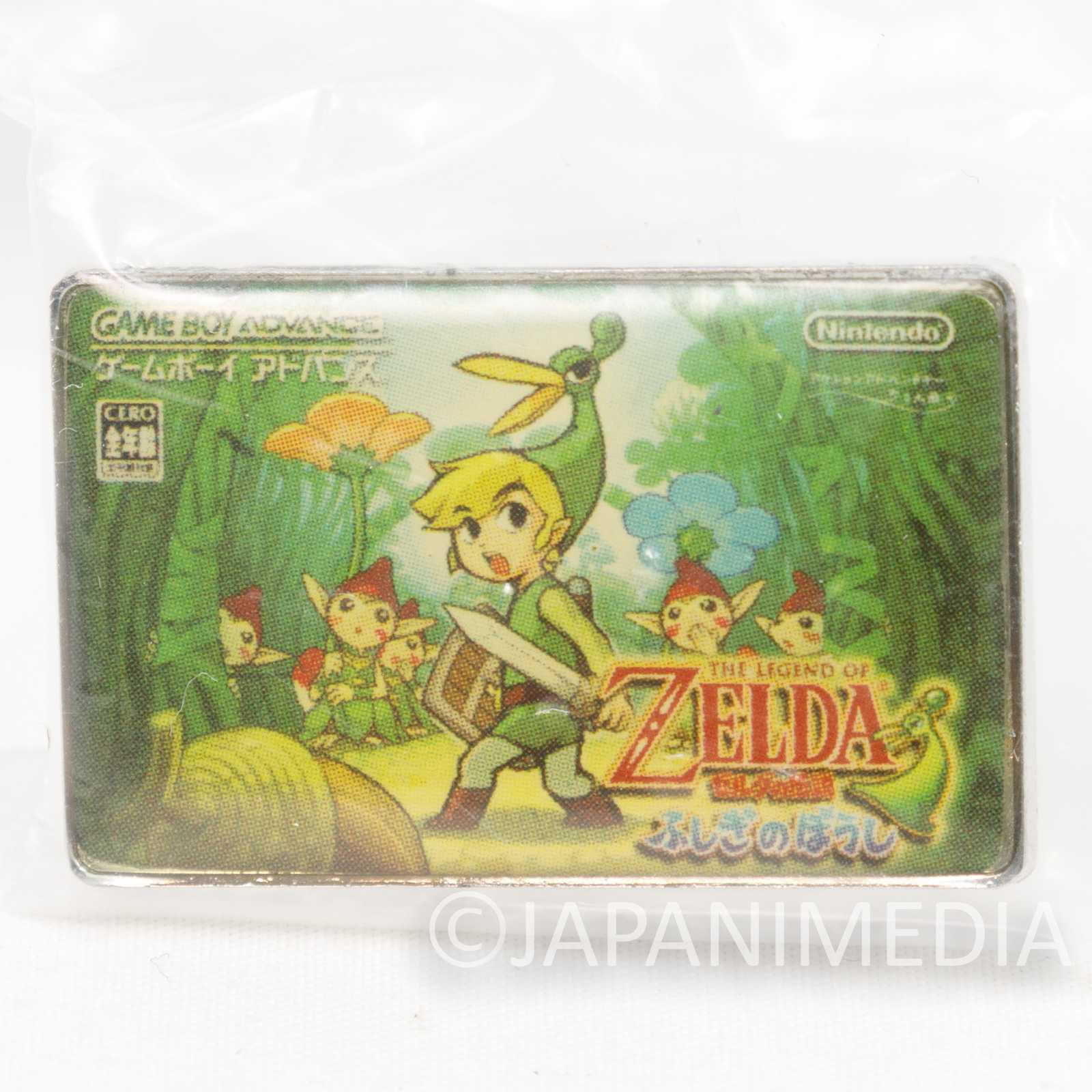 The Legend of Zelda Series Jacket Type Pins Badge 12 Nintendo JAPAN FAMICOM NES Japanimedia Store FRONT
