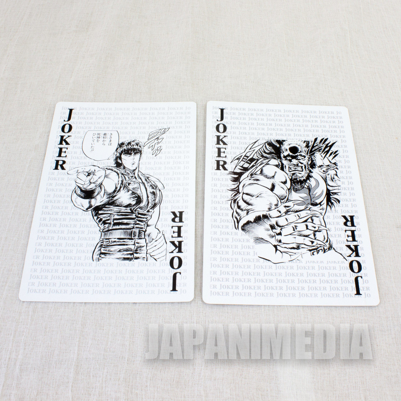 Fist of the North Star Big Playing Cards Kenshiro ver. JAPAN MANGA