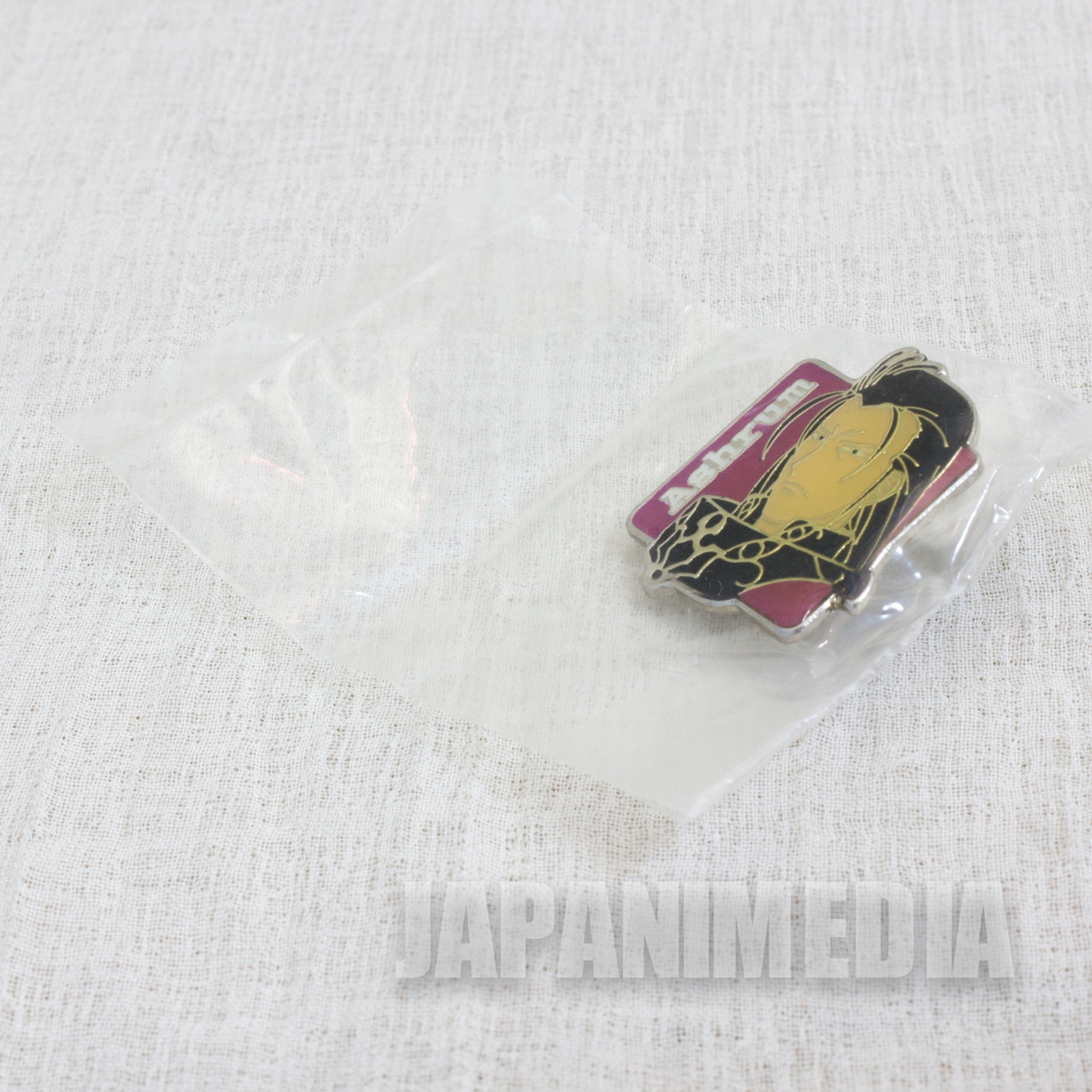 Record of Lodoss War Ashram Metal Pins JAPAN ANIME MANGA