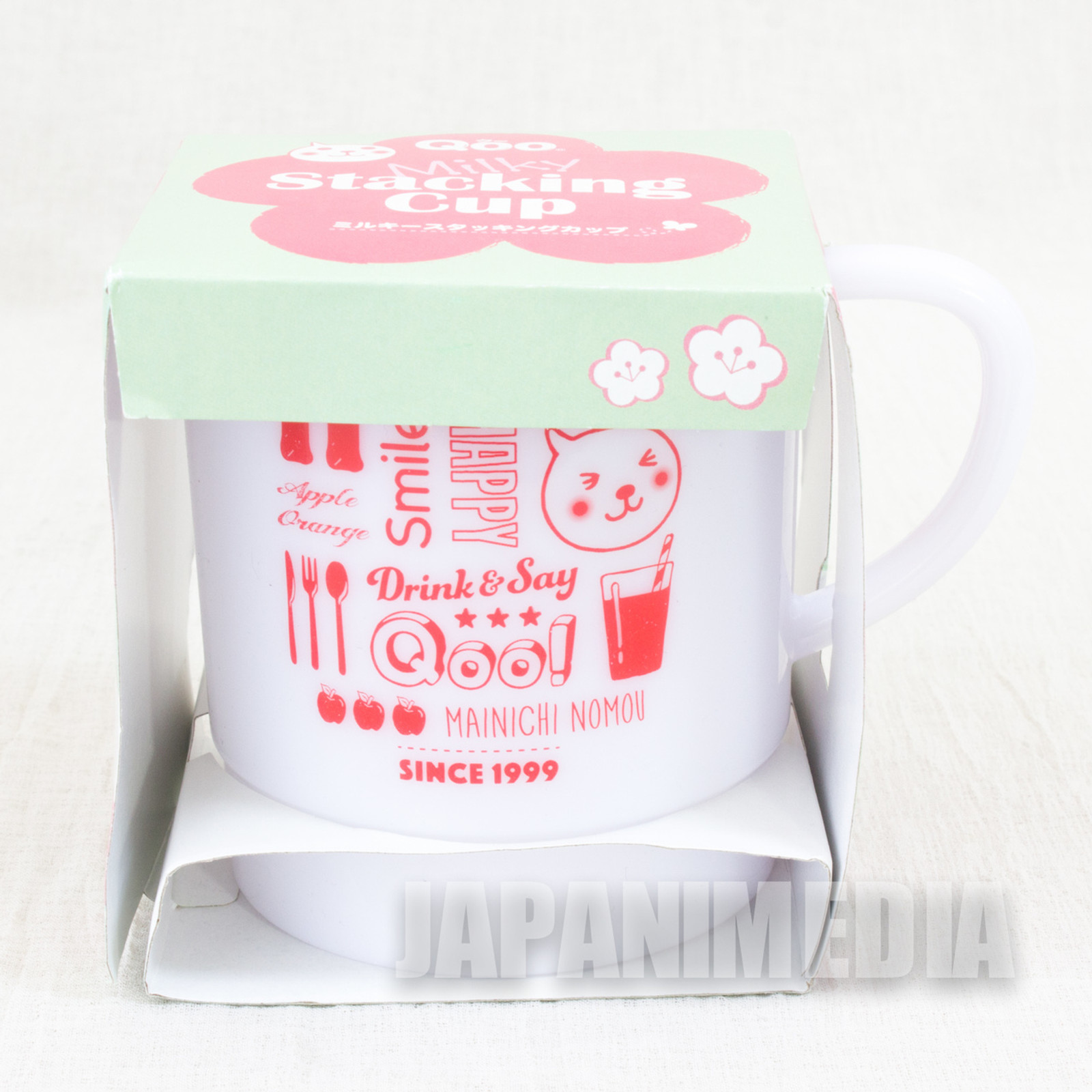 Qoo Milky Stacking Plastic Mug White