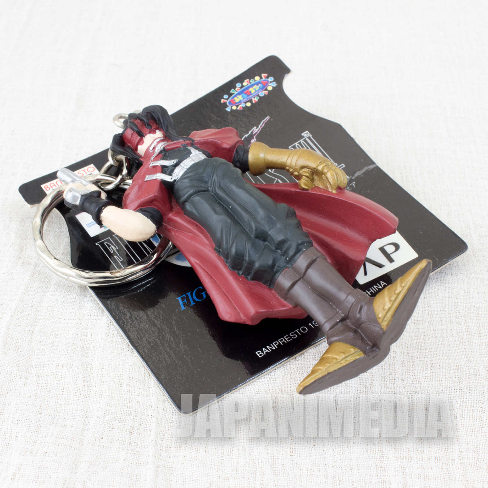 Final Fantasy VII Vincent Valentine Figure Key Chain Banpresto JAPAN SQUARE ENIX