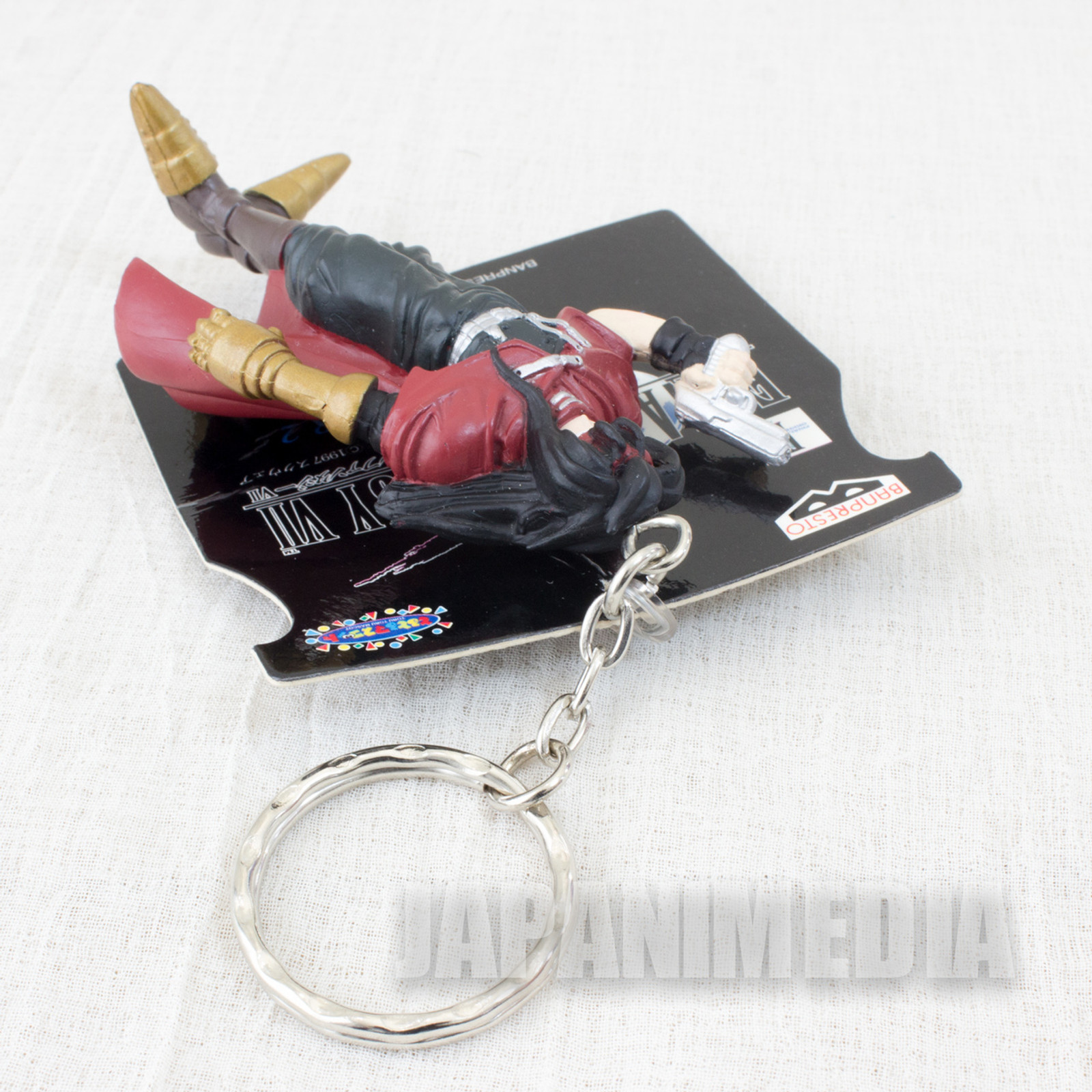 Final Fantasy VII Vincent Valentine Figure Key Chain Banpresto JAPAN SQUARE ENIX