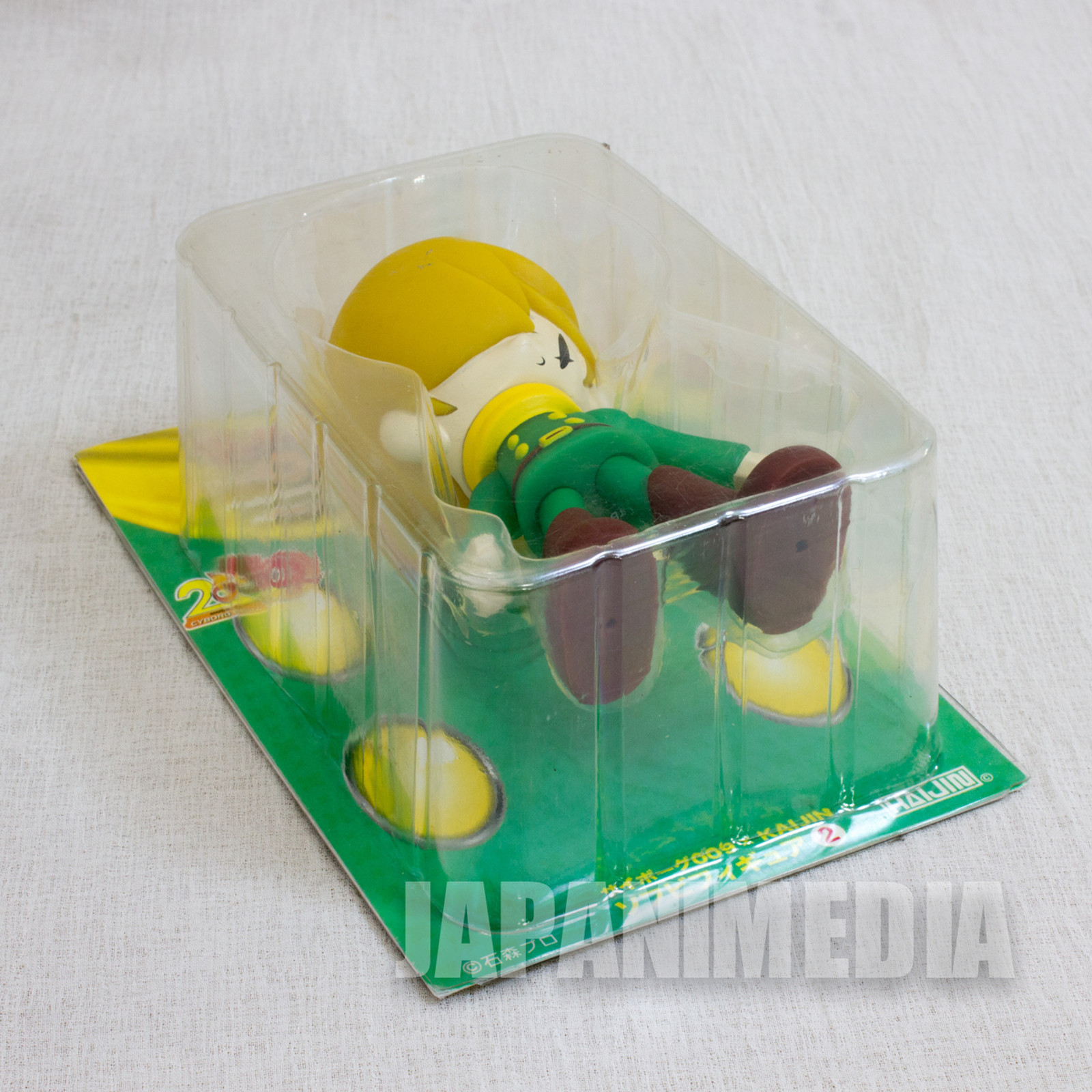 Cyborg 009 x Kaijin Joe Shimamura Green Ver. Soft Vinyl Figure Furyu JAPAN