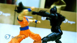 Batman vs Son Gokou!? Wonderful stop motion animation