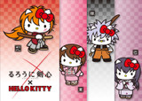 Collaboration with "Rurouni Kenshin" Hello Kitty!