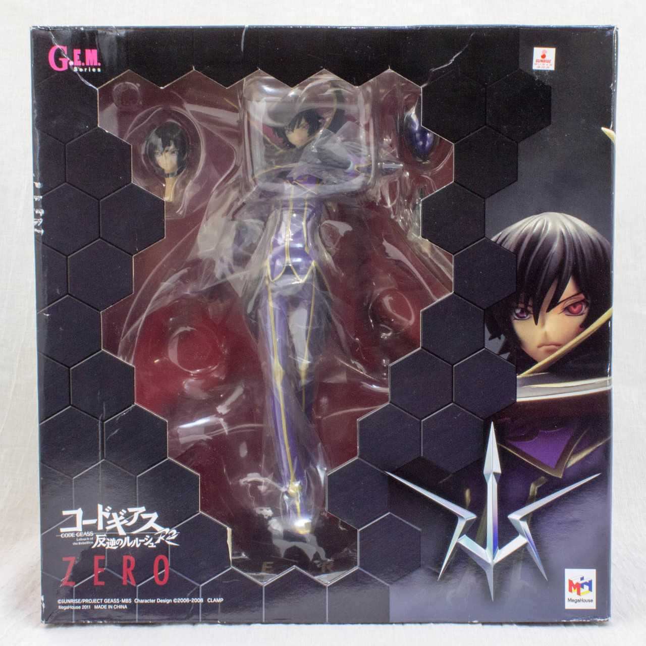 Zero R3 Code Geass Figure Code Geass R2 Lelouch Zero Figure G.E.M Megahouse JAPAN ANIME MANGA ...