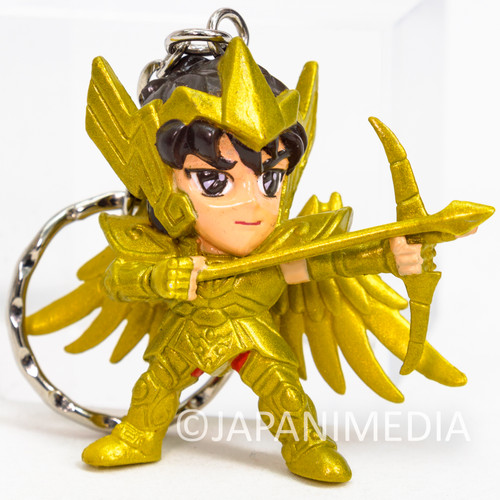 Saint Seiya Sagittarius Figure Key Chain Gold Cloth JAPAN ANIME MANGA Japanimedia Store FRONT
