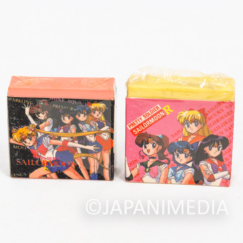 Retro Pretty Soldier Sailor Moon Eraser Set #1 Japanimedia Store FRONT