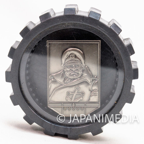 Space Battleship YAMATO Captain Juzo Okita Metal Pins Furuta