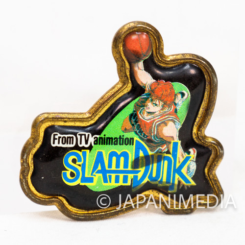 Retro RARE! SLAM DUNK Hanamichi Sakuragi Metal Pin 1993 BANDAI Collectible | Japanimedia Store Front