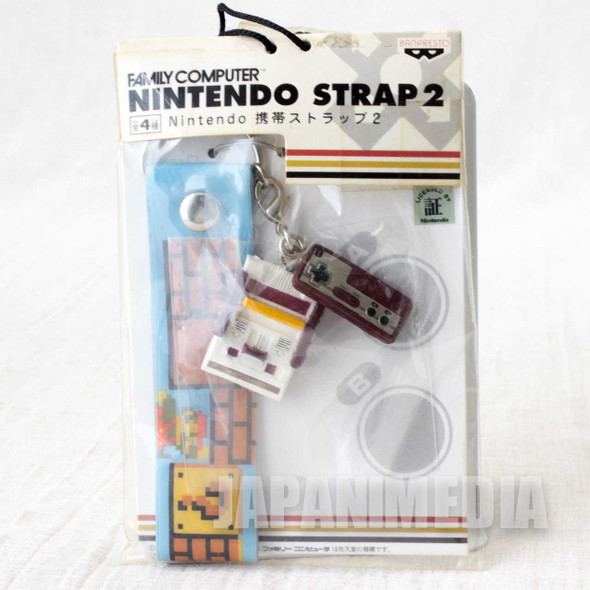 Nintendo Famicom Miniature Figure Strap Super Mario Bros. Ver. JAPAN GAME NES 3 Japanimedia Store FRONT