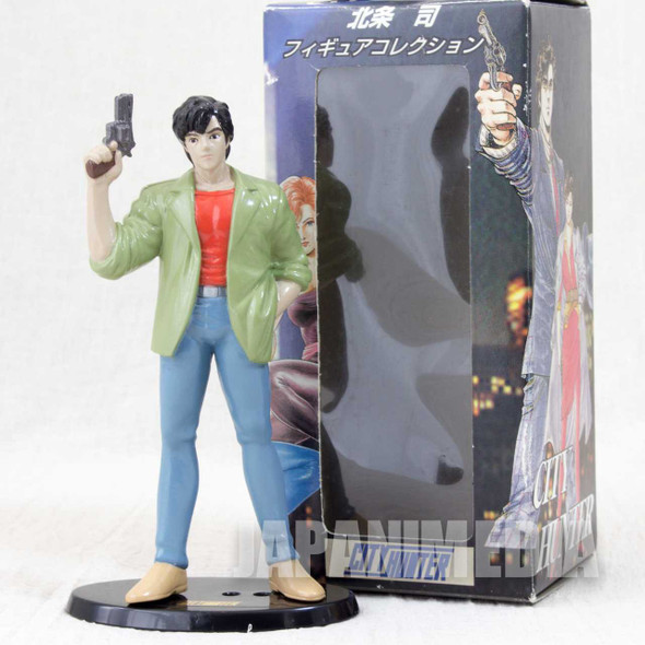 RARE City Hunter Ryo Saeba Mini Figure Hojo Tsukasa JAPAN ANIME MANGA Japanimedia Store FRONT
