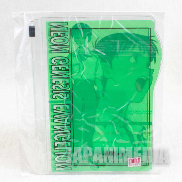 Retro RARE Evangelion Shinji Ikari Mini Clear pouch Bag JAPAN ANIME Japanimedia Store