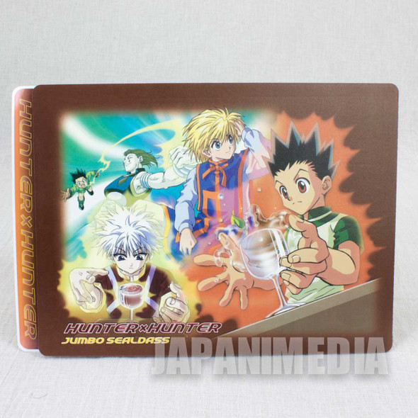 HUNTER x HUNTER Jumbo Sealdass Sticker Gon ver. BANDAI 2001 JAPAN ANIME MANGA Japanimedia Store FRONT
