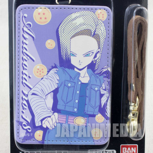 Dragon Ball Z Android #18 IC Card Case Soft type JAPAN Japanimedia Store FRONT
