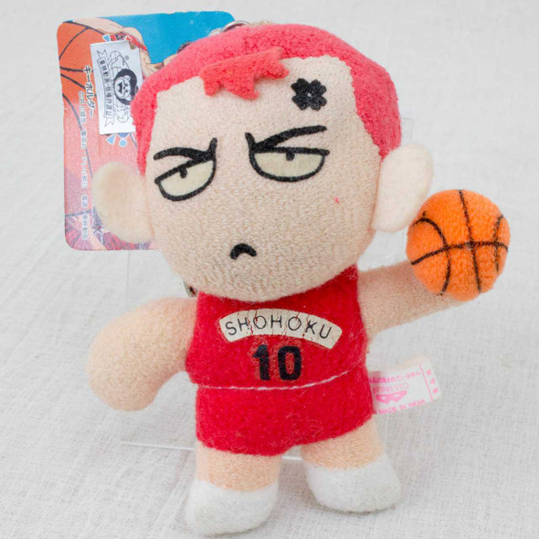 SLAM DUNK Hanamichi Sakuragi Shohoku #10 Plush Doll Keychain JAPAN ANIME MANGA Japanimedia Store FRONT