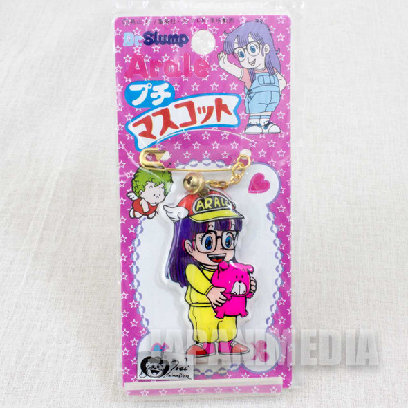 Retro RARE Dr. Slump Arale chan Mascot w/ Safety Pin #4 JAPAN ANIME MANGA Japanimedia Store