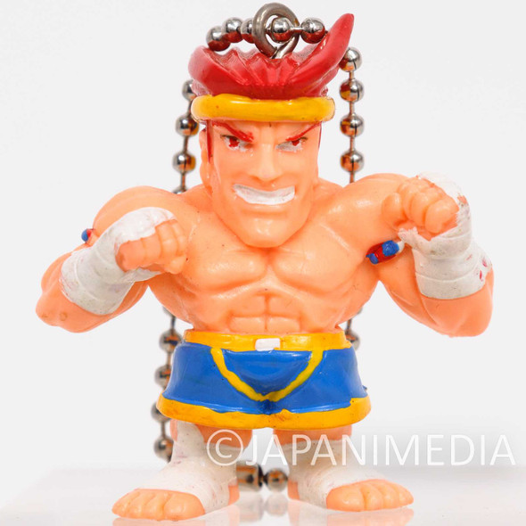 Street Fighter 2 Mini Figure Adon Figure Ballchain Capcom JAPAN GAME Japanimedia Store FRONT
