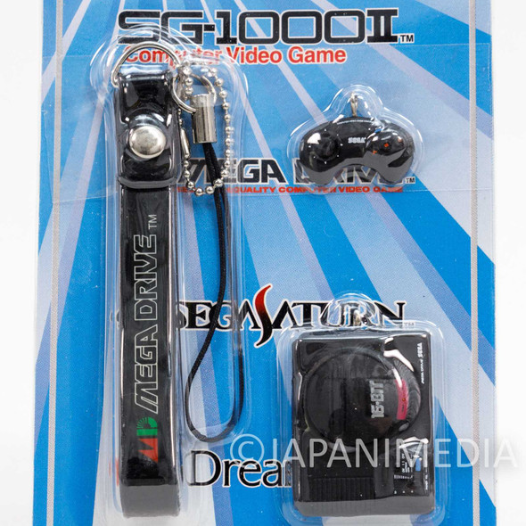 RARE!! SEGA Game History Miniature Figure Strap MEGA DRIVE JAPAN Japanimedia Store FRONT