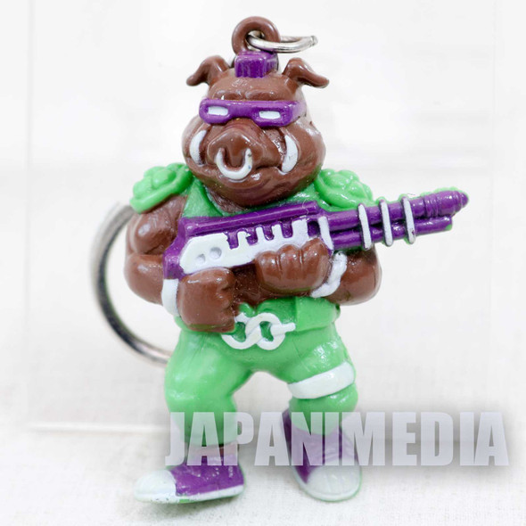 Retro RARE TMNT Teenage Mutant Ninja Turtles Bebop Figure Key Chain 1995 Japanimedia Store FRONT