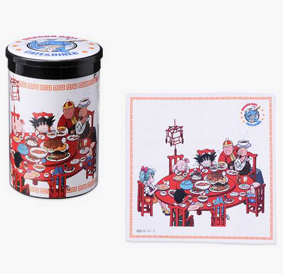 Dragon Ball Cafe & Diner Shop Design Towel with Case JAPAN Japanimedia Store FRONT