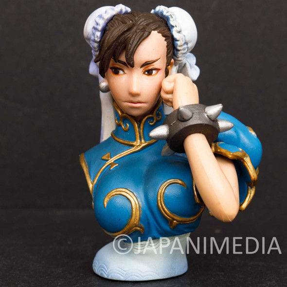 Street Fighter Chun-Li Street Fighter Heroines Bust Figure (Blue) Capcom Character JAPAN GAME Japanimedia Store FRONT