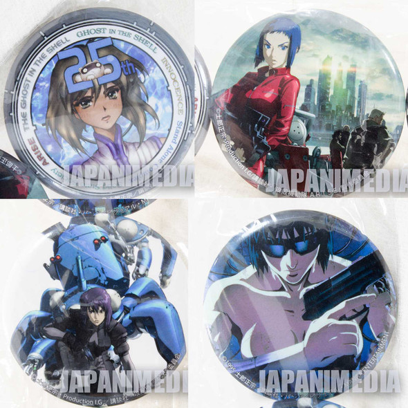 Ghost in the Shell Button badge 4pc set JAPAN ANIME MANGA Japanimedia Store FRONT