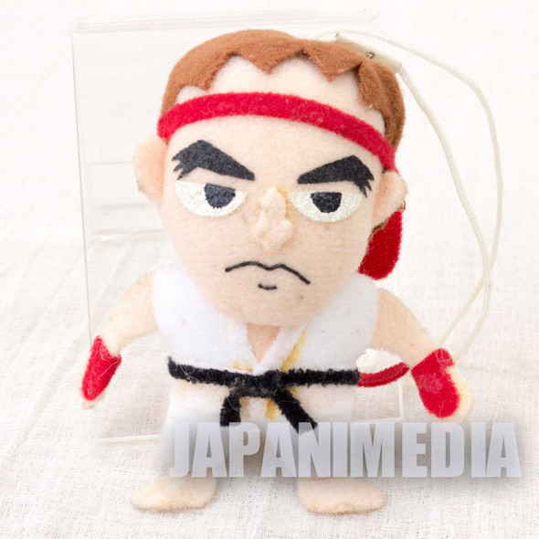 Street Fighter 2 Ryu Small Size Plush Doll Capcom Character JAPAN GAME Japanimedia Store FRONT