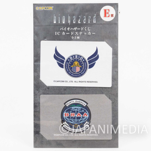 RESIDENT EVIL Biohazard Card Type Sticker Set Capcom 3 JAPAN GAME Japanimedia Store FRONT