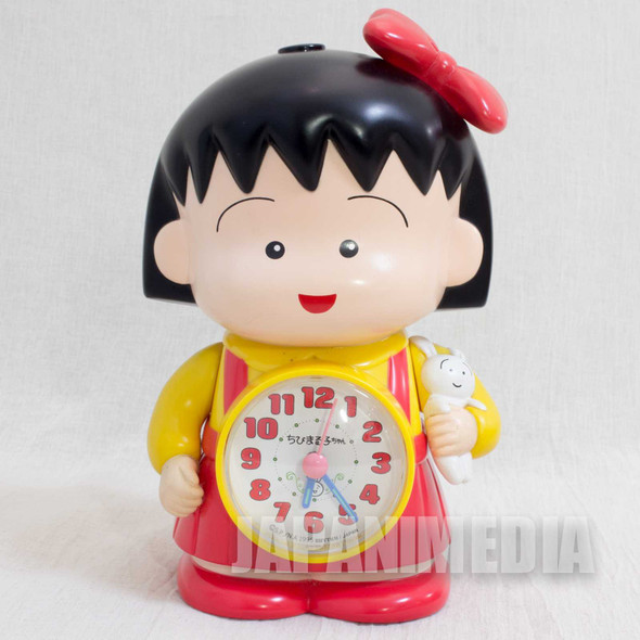 Retro Rare Chibi maruko Chan Figure Voice Sound Alarm Clock JAPAN Japanimedia Store FRONT