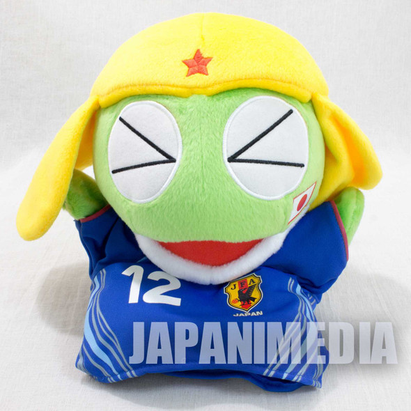 Sgt. Frog Keroro Gunso Football Uniform Plush Doll Hand Puppet JAPAN Japanimedia Store FRONT