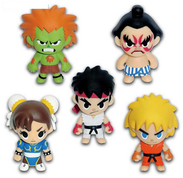 Street Fighter 2 Character Strap Figure Normal ver. 5pc Set Capcom JAPAN GAME Japanimedia Store FRONT