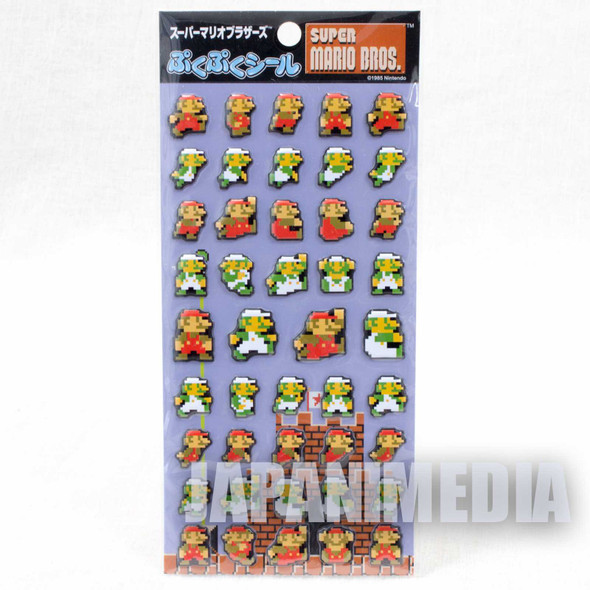Super Mario Bros. Sticker Set JAPAN NINTENDO NES FAMICOM Japanimedia Store FRONT