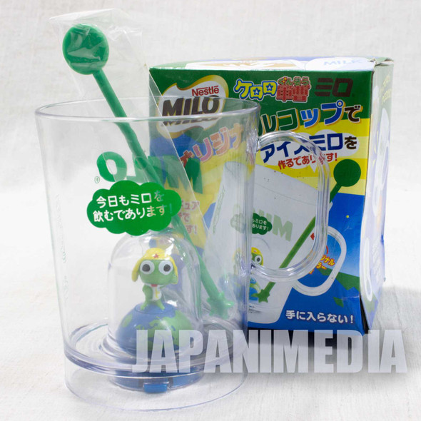 Sgt. Frog x MILO Keroro Gunso Plastic Mug JAPAN Japanimedia Store FRONT