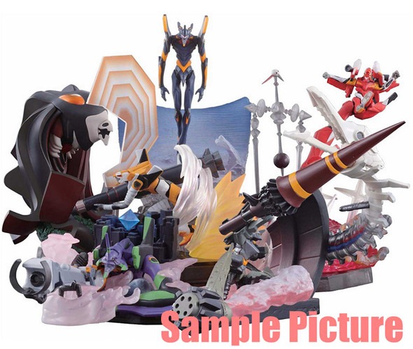 Evangelion Assembled Vignette Figure Complete Set BANDAI JAPAN Japanimedia Store FRONT
