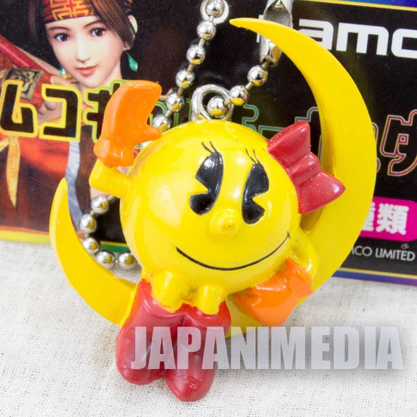 Retro Rare! Ms. Pac-man Figure Ballchain Namco JAPAN Japanimedia Store FRONT