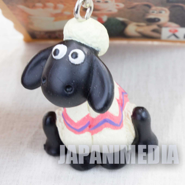 Wallace & Gromit Shaun Figure Key Chain Banpresto JAPAN Ardman Japanimedia Store