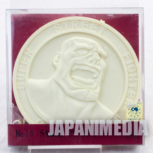 Street Fighter 2 Sagat Medal Type Resin Cast Model kit Volks Capcom FIGURE Japanimedia Store FRONT