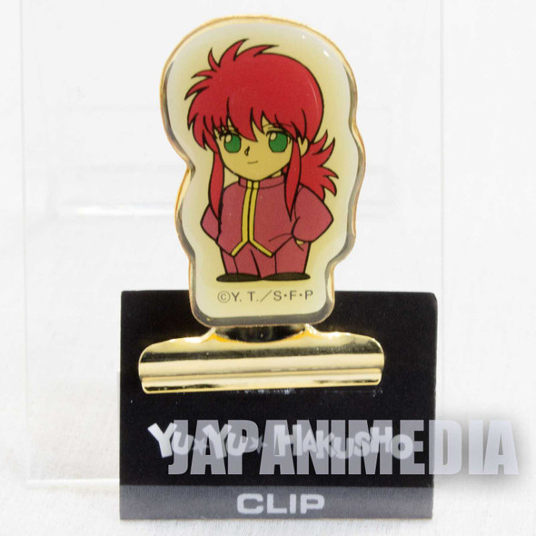 Retro RARE Yu Yu Hakusho Kurama Paper Clip Movic JAPAN ANIME MANGA Japanimedia Store FRONT